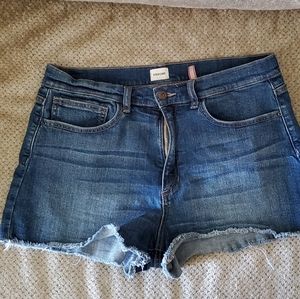 Ladies Sneak Peek Denim Shorts